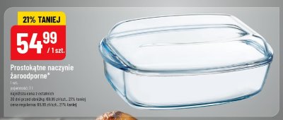 Prostokątne naczynie żaroodporne promocja w POLOmarket