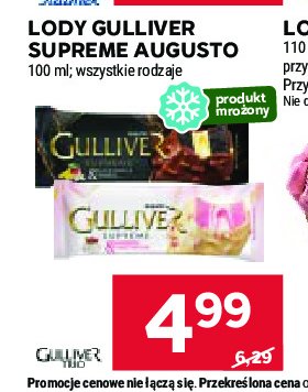 L贸d raspberry&mascarpone Augusto gulliver promocja