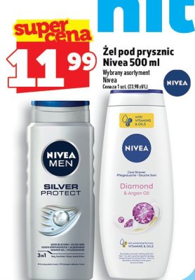 Żel pod prysznic Nivea 500ml promocja w TOPAZ