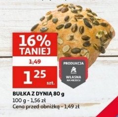 Bułka z dynią Auchan promocja