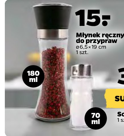 Młynek ręczny promocja w Pepco