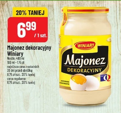 Majonez dekoracyjny Winiary promocja w POLOmarket