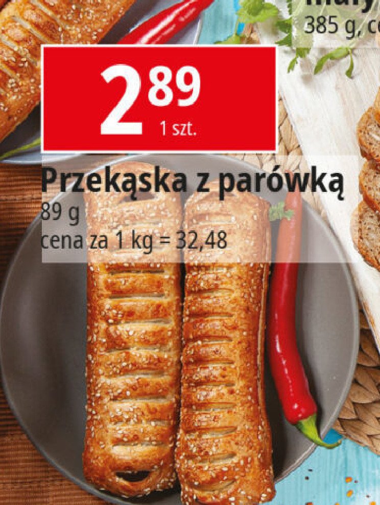 Przekąska z parówką promocja