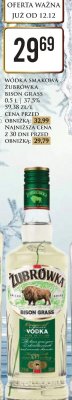 Wódka smakowa Bison Grass 0,5 l promocja w Dino