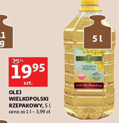 Olej rzepakowy Wielkopolski rzepakowy promocja