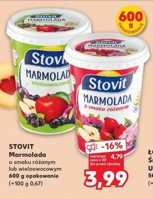 Marmolada wieloowocowa Stovit promocja
