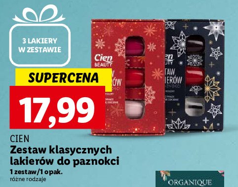 Zestaw lakier贸w do paznokci Cien beauty promocja