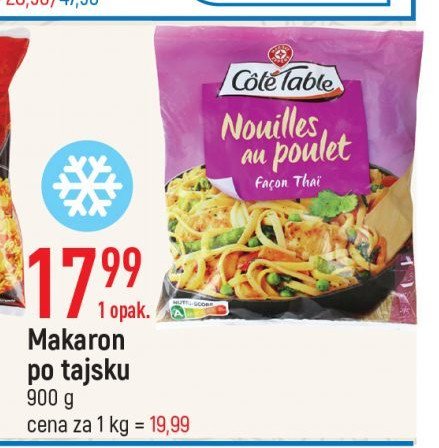 Makaron po tajsku Wiodąca marka cote table promocja