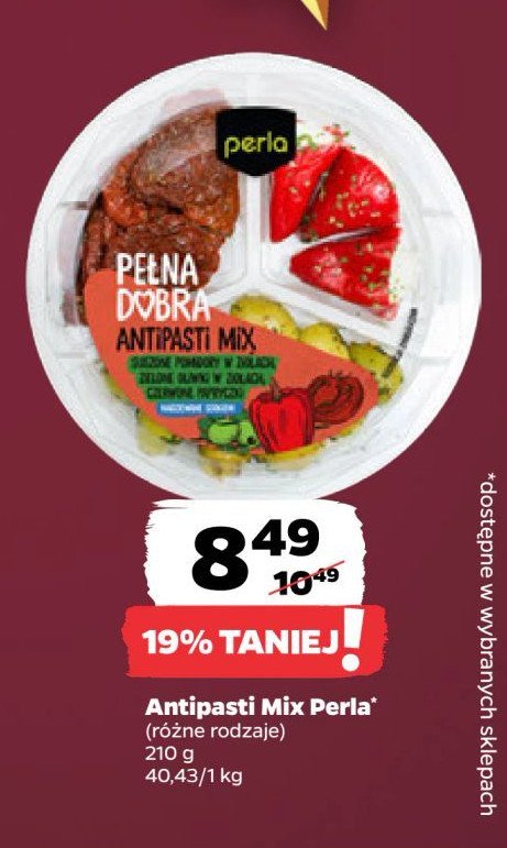 Antipasti mix Perla antipasti promocja w Netto