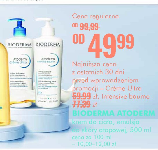 Balsam emolientowy kojący Bioderma atoderm intensive promocja