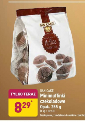 Babeczki muffinki double choc Dan cake promocja