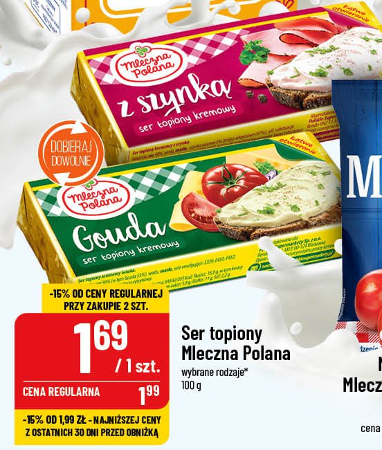 Ser topiony gouda Mleczna polana promocja