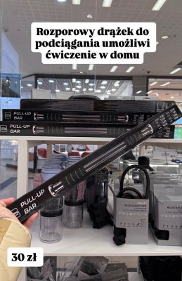 Drążek do podciągania rozporowy Pull-Up Bar promocja w Pepco