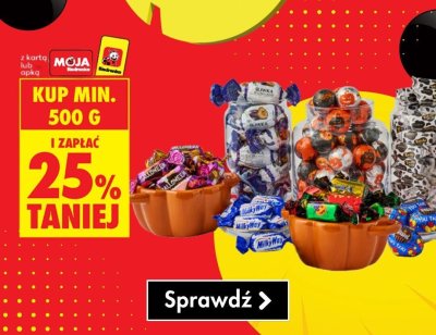 Cukierki na wagę MIN. 500 g -25% promocja w Biedronka