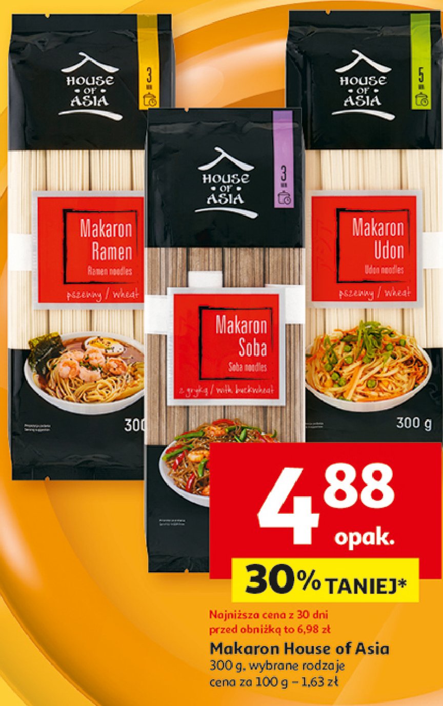 Makaron udon House of asia promocja