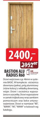 Drzwi wejściowe BASTION ALU RADIUS R60 promocja w Dobre Dla Domu
