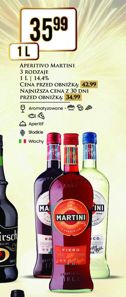 Vermouth Martini rosso promocja