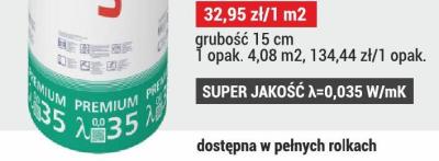 Wełna mineralna URSA DF35 PREMIUM promocja w Merkury Market
