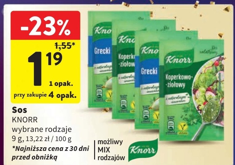 Grecki Knorr sos sałatkowy promocja