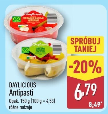 Antipasti różne rodzaje promocja w Aldi