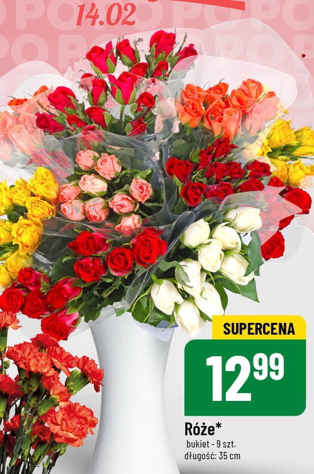 Róża 35 cm promocja