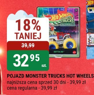 Pojazd Monster Trucks Hot Wheels promocja w bi1