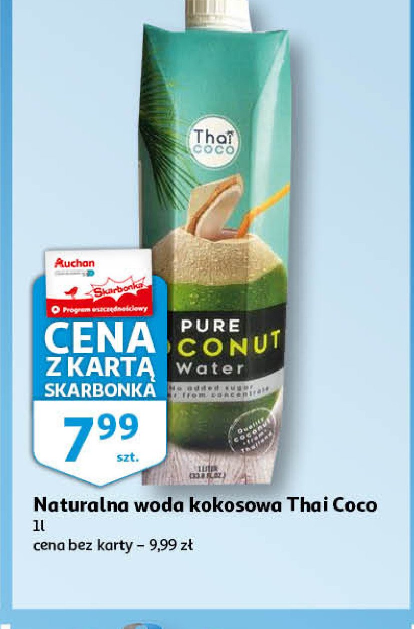 Woda kokosowa Thai coco promocja