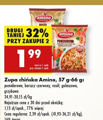 Zupa gulaszowa Amino promocja