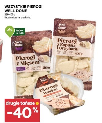 Wszystkie Pierogi Well Done 320-400g promocja w Stokrotka