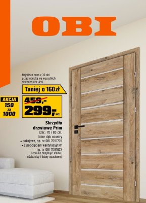 Skrzydło drzwiowe Prim promocja w OBI