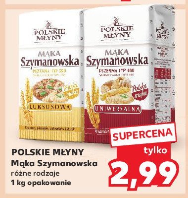 Mąka szymanowska pszenna Polskie młyny promocja