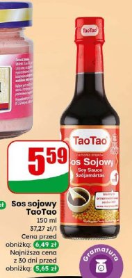 Sos sojowy TaoTao promocja w Dino