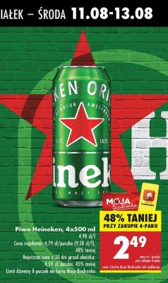 Piwo HEINEKEN SILVER promocja w Biedronka