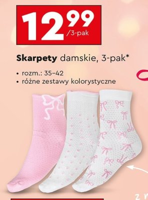 Skarpety damskie 3-pak promocja w Biedronka