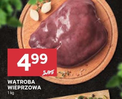 Wątroba wieprzowa promocja w Stokrotka