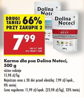 Karma dla psa z wo艂owin膮 DOLINA NOTECI PREMIUM promocja