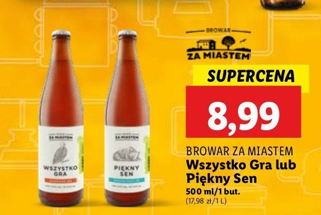 Piwo Browar za miastem wszystko gra promocja