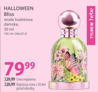 Perfumy HALLOWEEN Bliss woda toaletowa damska promocja w Hebe