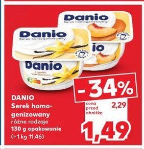 Serek brzoskwinia Danone danio promocja