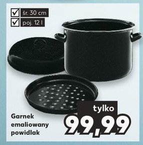 Garnek emaliowany powidlak 12 l promocja