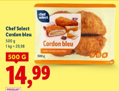 Kotlet Cordon bleu z kurczaka promocja w Lidl