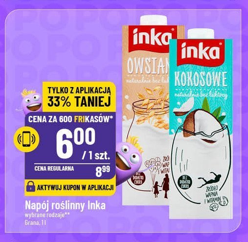 Napój kokosowy Inka kokosowe Inka dobra w swej naturze promocja