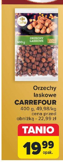 Orzechy laskowe Carrefour promocja w Carrefour Market