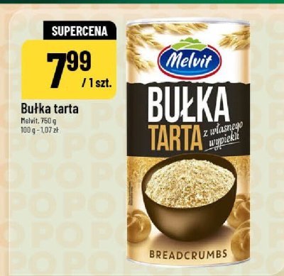 Bułka tarta Melvit promocja w POLOmarket