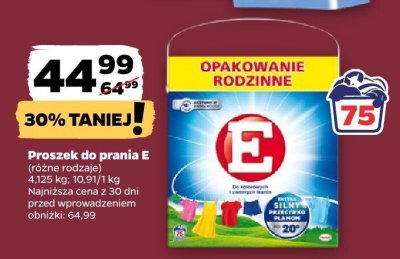 Proszek do prania E promocja w Netto