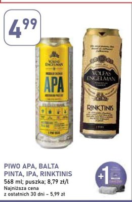 Piwo IPA Rinktinis promocja w Stokrotka