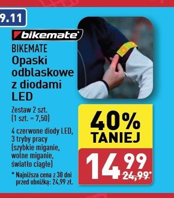 Opaski odblaskowe z diodami led promocja