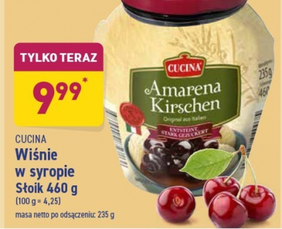 Wi艣nie w syropie Cucina promocja