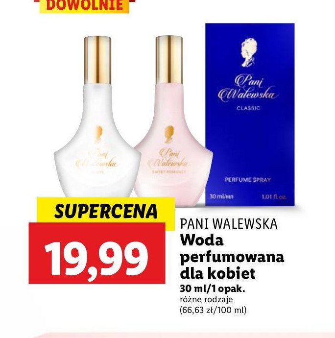 Woda toaletowa Pani walewska white promocja