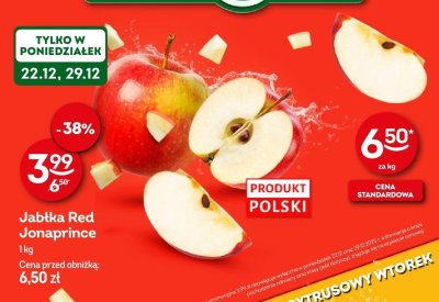 Jabłka Red Jonaprince promocja w Żabka